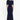 Xscape Women's Long Evening Gown 3/4 Sleeves,Cascading Ruffle, Midnight, 6 Xscape