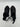 Moncler Women's Compassor Zip Sock Runner Sneakers in Black Size 38 Moncler