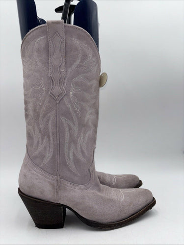 IDYLLWIND Women’s Charmed Life Western Boots Pointed Toe Lilac Suede Size 7.5 B IDYLLWIND