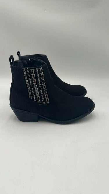 Girl’s Vince Camuto Rusty Bootie Black Suede Size 5 Vince Camuto