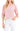 CeCe Delicate Tie Sleeve Blouse in Mountain Rose Size XXS CeCe