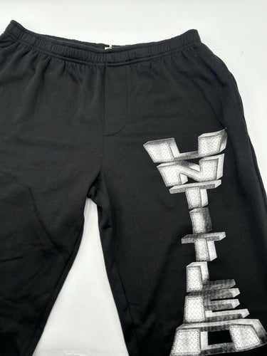 Designs Untitled Metal Men Works Black joggers Silver Graphic Aizw XL Black