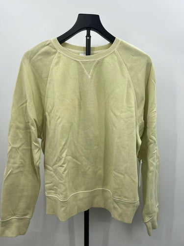 Abound Sweatshirt Crewneck Raglan Pale Yellow Acid Wash Oversized NWT - M ABOUND