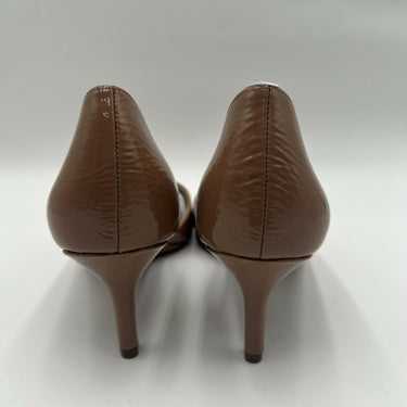 Women's Naturalizer Ezra Cafe Patent Leather Heel Shoes Size 8.5M Naturalizer