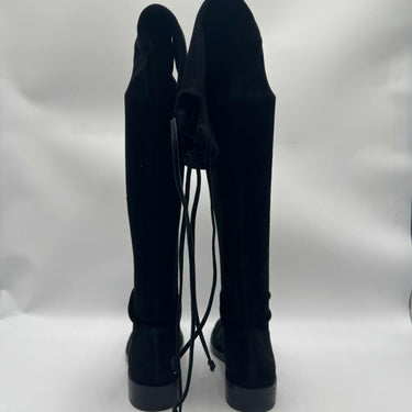 Women’s Stuart Weitzman Lowland over-the-knee Black Suede boots Size 7 Stuart Weitzman