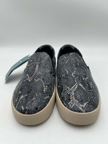 Revitalign Boardwalk Lea Grey Snake Slip On Orthotic Sneaker Womens SIZE 10 B Revitalign