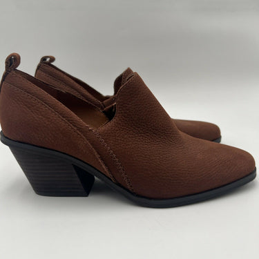 Lucky Brand Women’s Vennia, Brown Leather Ankle Booties, Size 9M Lucky Brand
