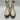 Circle G Women's Pearl Embroidered Ankle Bootie White Size 7.5M Circle G