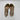 Gianvito Rossi flat sandals in camel suede gold-jeweled ankle strap Size 35.5 GIANVITO ROSSI