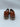 NAOT Fremont Burnt Orange Patent Leather Loafer Chain Lug Sole Womens 39 Naot