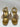 Valentino Garavani metallic gold strappy sandals signature "V" logo Size 35.5 Valentino