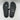 Alexander McQueen Graffiti Logo black rubber pool slide Size 43.5 Alexander Mcqueen