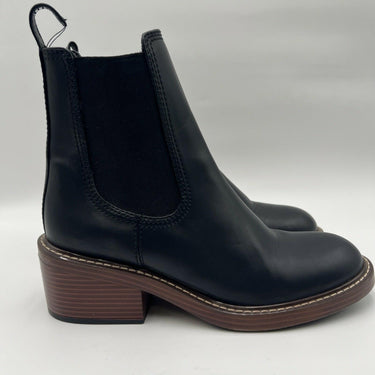 Women’s crown vintage laurely Black Ankle Chelsea Bootie Size 10M Crown Vintage