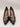 VALENTINO BY MARIO VALENTINO Clara Logo Black Leather Pump Size 8 VALENTINO BY MARIO VALENTINO
