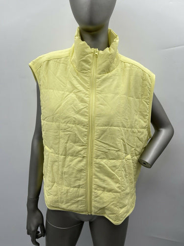 NWT Women’s Thread & Supply Full Zip Puffer Jacket Color Yellow Size M Thread & Supply