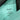 Abound Good Vibes T-Shirt Long Sleeve Yin Yang Daisy Teal M Abound