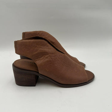 Lucky Brand Talyni Open Toe Slingback Sandal Brown Size 6M Lucky Brand
