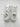 Alexander McQueen Oversized Sneakers White Leather iridescent silver Size 42 Alexander McQueen