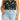 BP. Spaghetti Crop Top Blouse Women s 1X Black SM Textile Floral 1X BP.