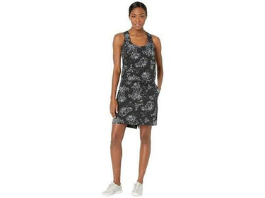 Fig Clothing Women's Black Jul Quick-drying Sleeveless High-low Dress XL Fig