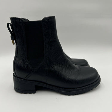 Cole Haan Women's Waterproof Camea Chelsea Boot Black Leather Size 6B Cole Haan