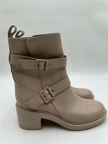 Women’s Gianvito Rossi Ryder Beige leather ankle boots Size 39 GIANVITO ROSSI