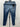 KUT From The Kloth Donna Ankle Skinny Jeans Medium Wash Raw Hem Stretch NWT 2 KUT from the Kloth