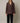 NWT Cyrus Women’s Long Sleeve Mink Jacket, Stockholm Plaid Size M Cyrus