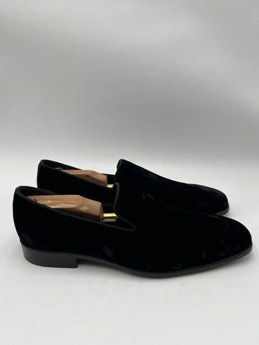 Men’s Saks Fifth Avenue Black velvet slip-on loafer Size 12M Saks Fifth Avenue
