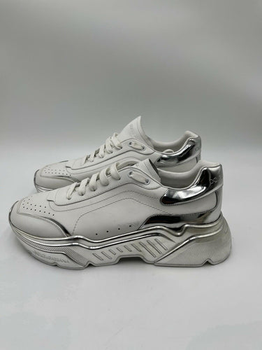Dolce & Gabbana Daymaster sneakers in a white and silver Size 9UK Dolce&Gabbana