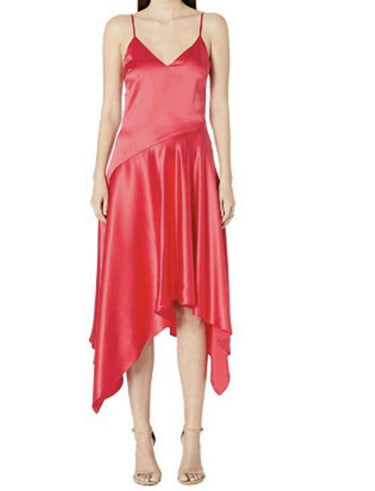 Fleur Du Mal Handkerchief Dress (Red Poppy) Women's 8 Fleur Du Mal