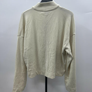 NWOT Madewell Relaxed Fit Cotton Blend Quarter Zip Pullover Size XL