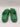 Alexander McQueen Men's Hybrid Slides in Bright Green Size 45.5 Alexander McQueen