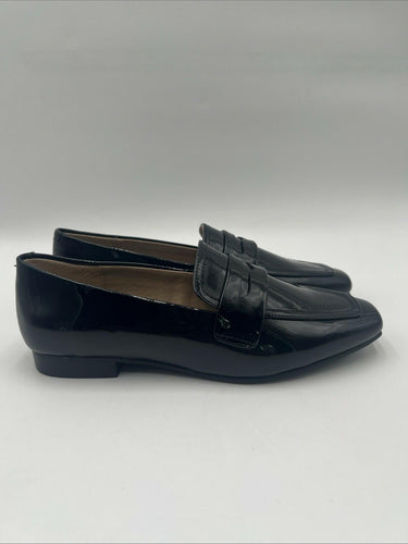 Women’s Steve Madden Romik Slip On Loafers Black Patent Size 6 Steve Madden