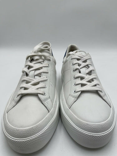 Givenchy City Sport sneaker in white calfskin leather with a blue heel Size 43