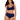 Skinny Dippers Women's Swimwear Jelly Beans Good Vibes Removable Soft Cup M Skinny Dippers by Miraclesuit