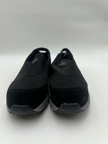 HOSS Black Mesh Slip On Work Shoes Slip Resistant Composite Toe Womens Size 10