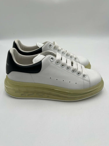 Alexander McQueen Oversized sneaker transparent sole black heel tab Size 38 Alexander McQueen