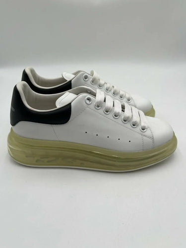 Alexander McQueen Oversized sneaker transparent sole black heel tab Size 38 Alexander McQueen
