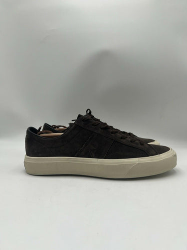 Tom Ford Cambridge Low Top Men Sneakers Suede Mocha Cream Shoes Size 10UK Tom Ford
