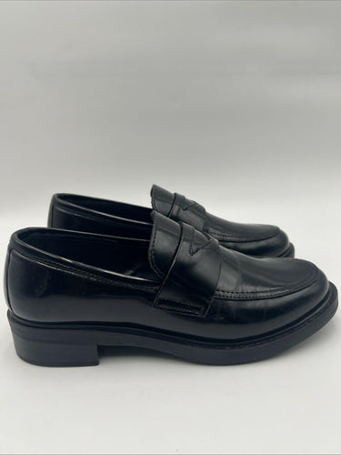 Women’s Steve Madden Leedan Black Slip On Loafer Size 6.5M Steve Madden