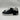 Mens Dolce&Gabbana leather low-top Black Leather / Silver sneakers Size 5 UK Dolce&Gabbana