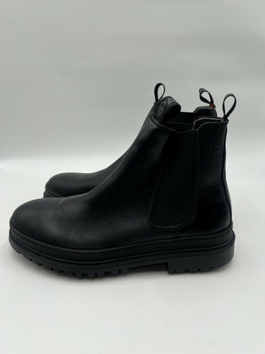 Pajar Canada Black Leather Lug Chelsea Boots PJR.63 Size 10
