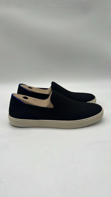 Women’s ROTHY'S 'The Sneaker' Black Honeycomb Knit Slip On Flats Size 11.5 Rothy’s