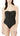 NWT JETS SWIMWEAR AUSTRALIA Jetset Black Bandeau One Piece Swimsuit Women Size 4 JETS SWIMWEAR AUSTRALIA