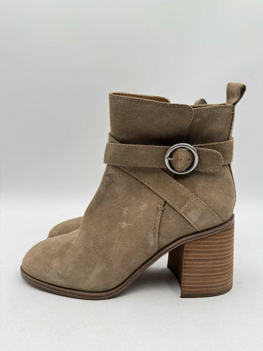 Crown Vintage Women’s Courla Bootie Sand Glaze Suede Size 10M