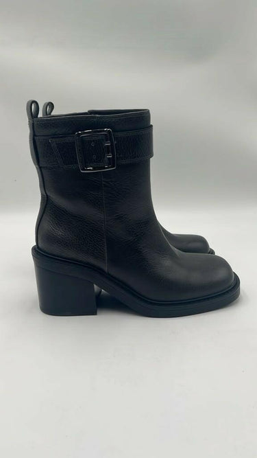 Vince Camuto Women's Bembonie Stacked Heel Bootie Ankle Boot Black Size 8 M Vince Camuto