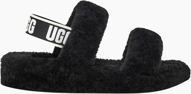 UGG Women's Oh Yeah Slipper, Black, Size 9