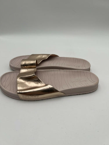 Sperry Top-Sider Rose Gold Metallic Slides Size 10M