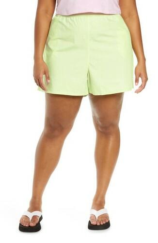 BP. Athletic Shorts in Green Limecream Size 1X BP.